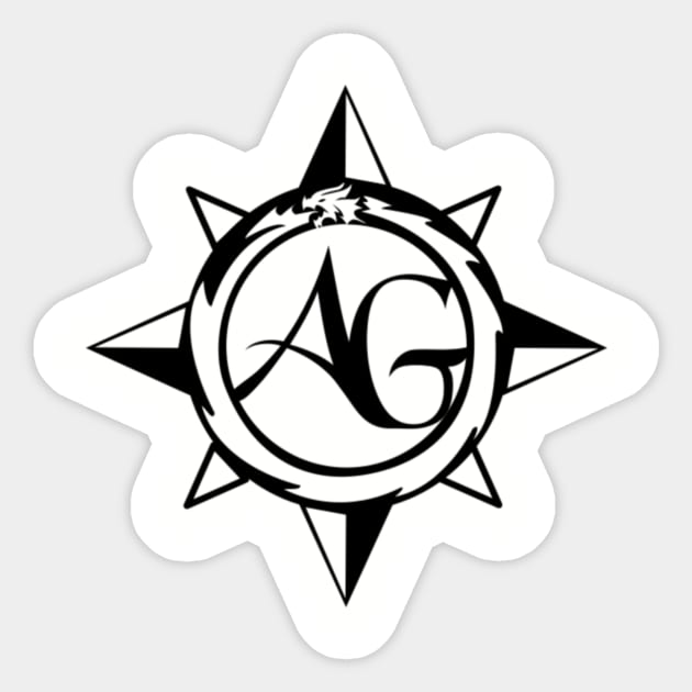 AG Logo 2 - Front Sticker by adventuringguild